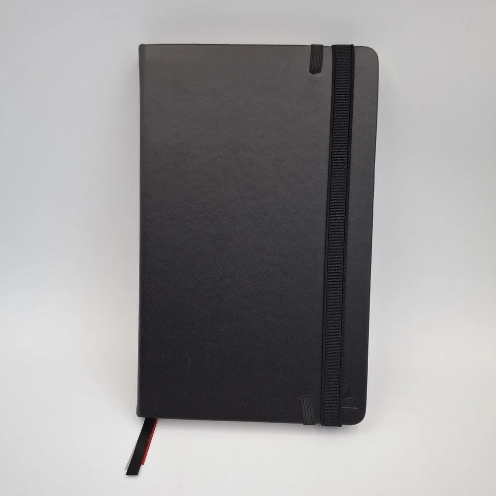 NOMATIC Planner Black Faux Leather Journal Undated Weekly Monthly Goal Organizer